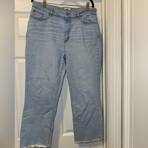 LOFT Blue Straight Leg Jeans Classic Fit